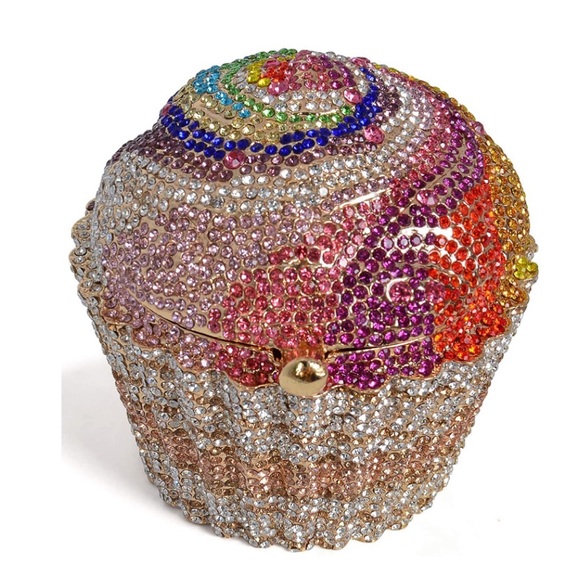 Bags Cupcake Crystal Clutch Wedding And Party Bag Poshmark